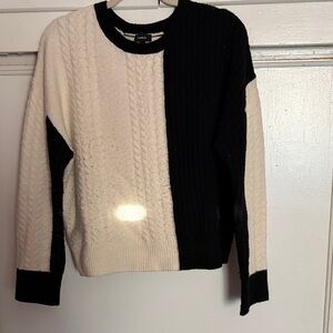 Express colorblock sweater